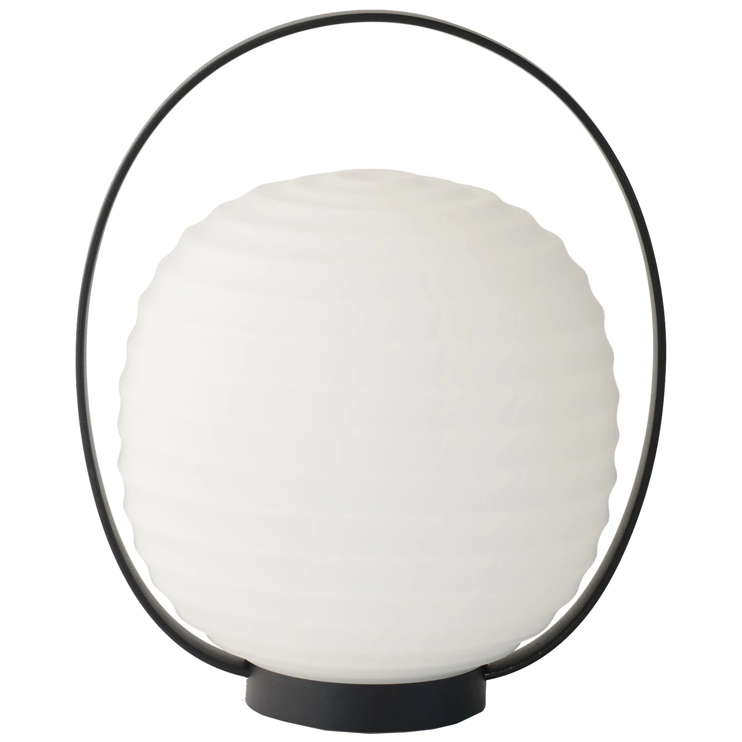 New Works Lantern Portabel Lampa - Portabla lampor Munblåst Glas Vit