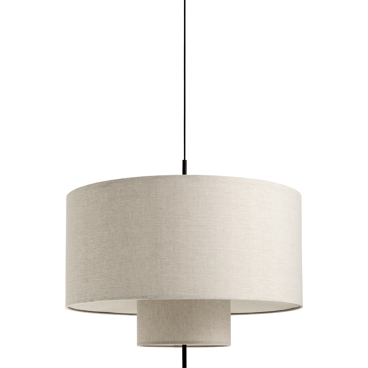 New Works Margin Pendel 90 Cm - Pendellampor Textil Beige