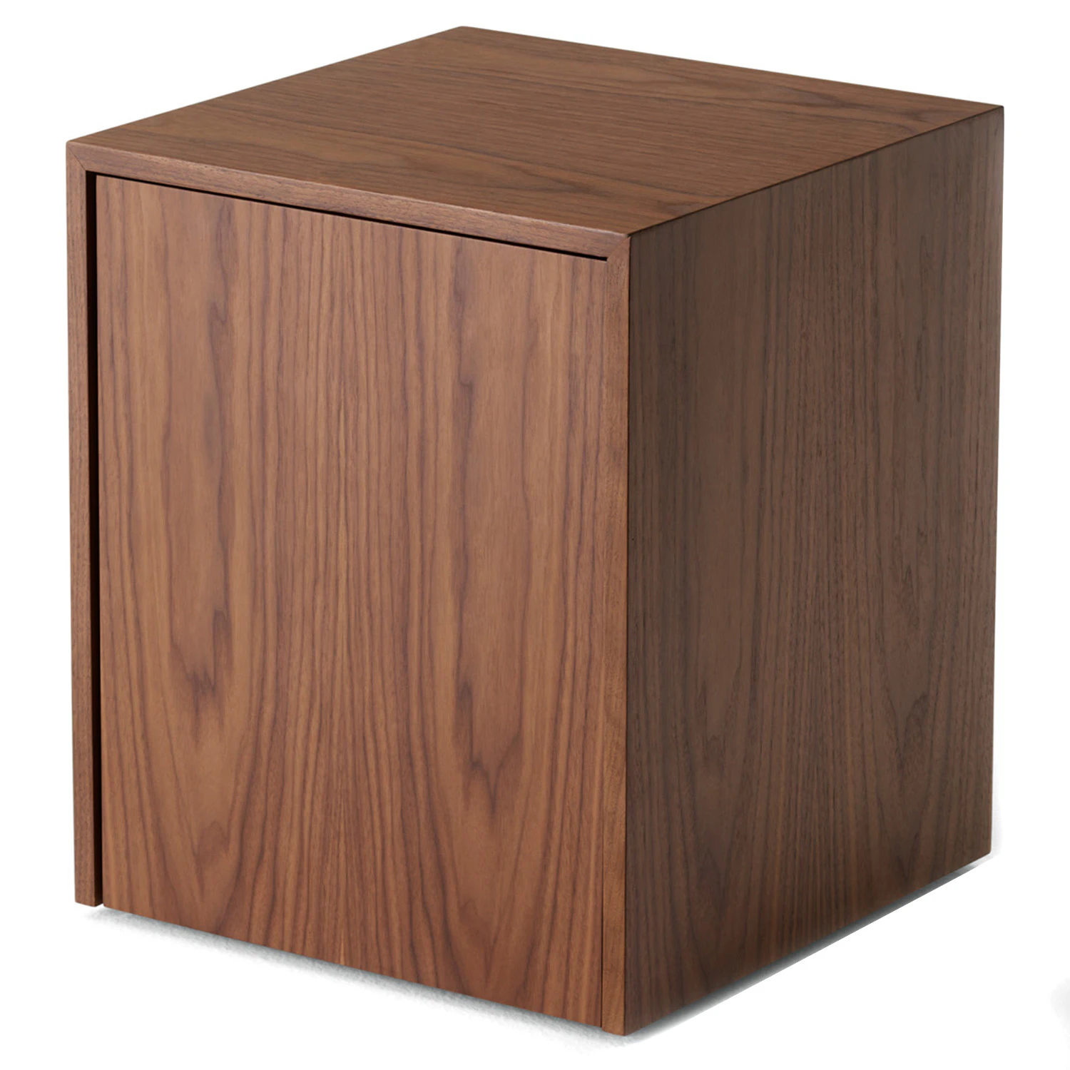 New Works Mass Sidobord Med L&aring;da - Sidobord & Avlastningsbord sfan&eacute;r Valn&ouml;t