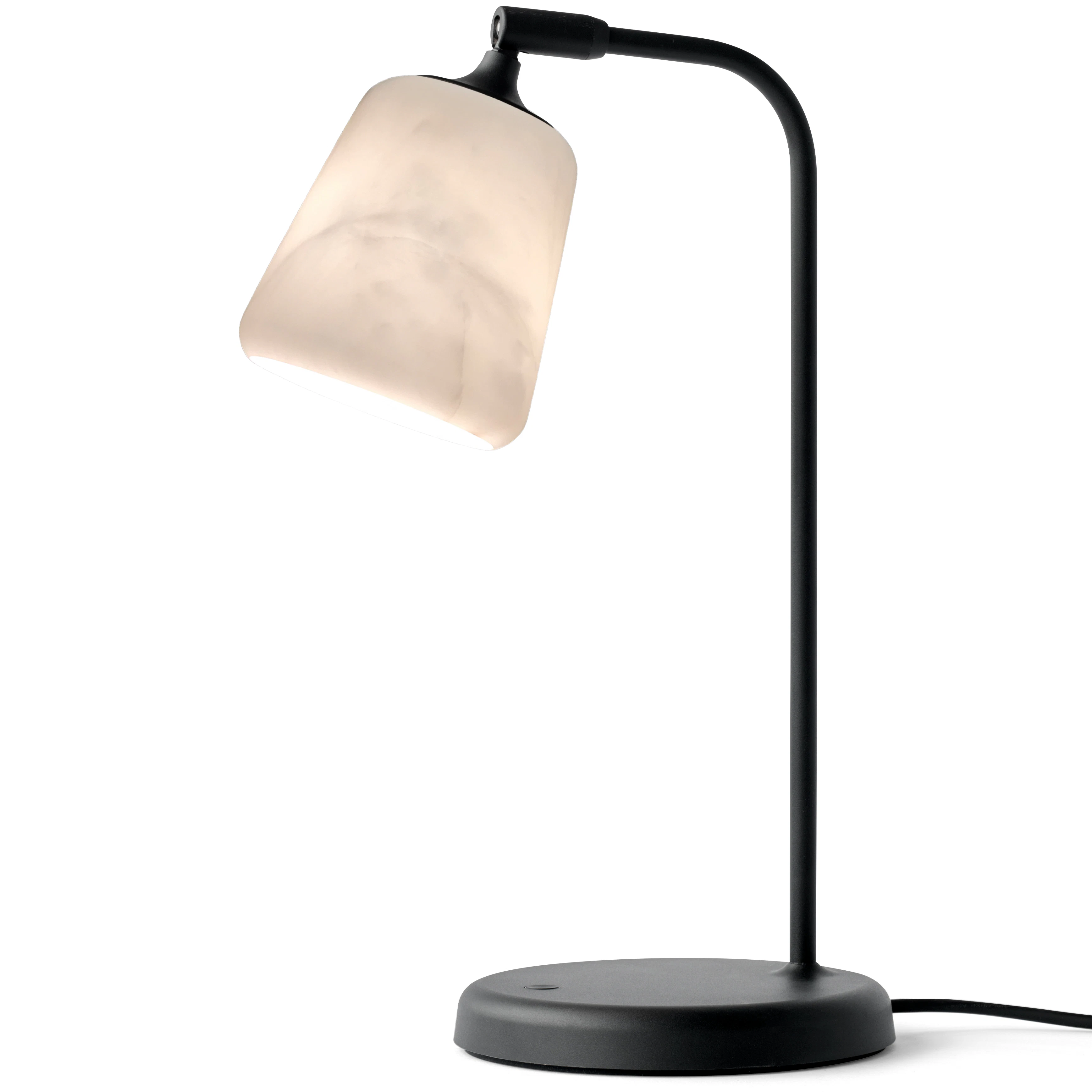 New Works Material Bordslampa The New Edition The Black Sheep - Bordslampor Marmor Vit
