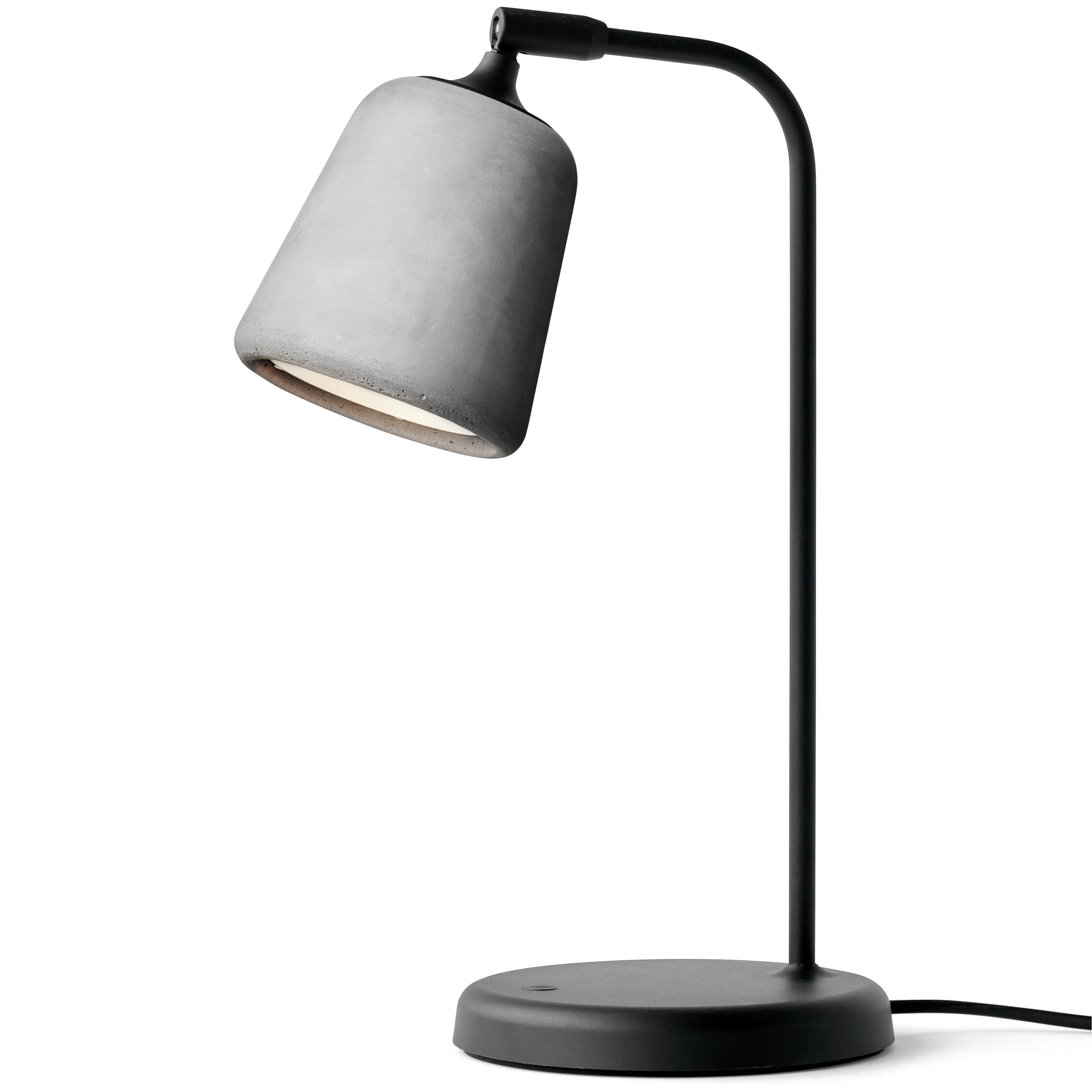 New Works Material Bordslampa - Bordslampor Ljusgr&aring; Betong