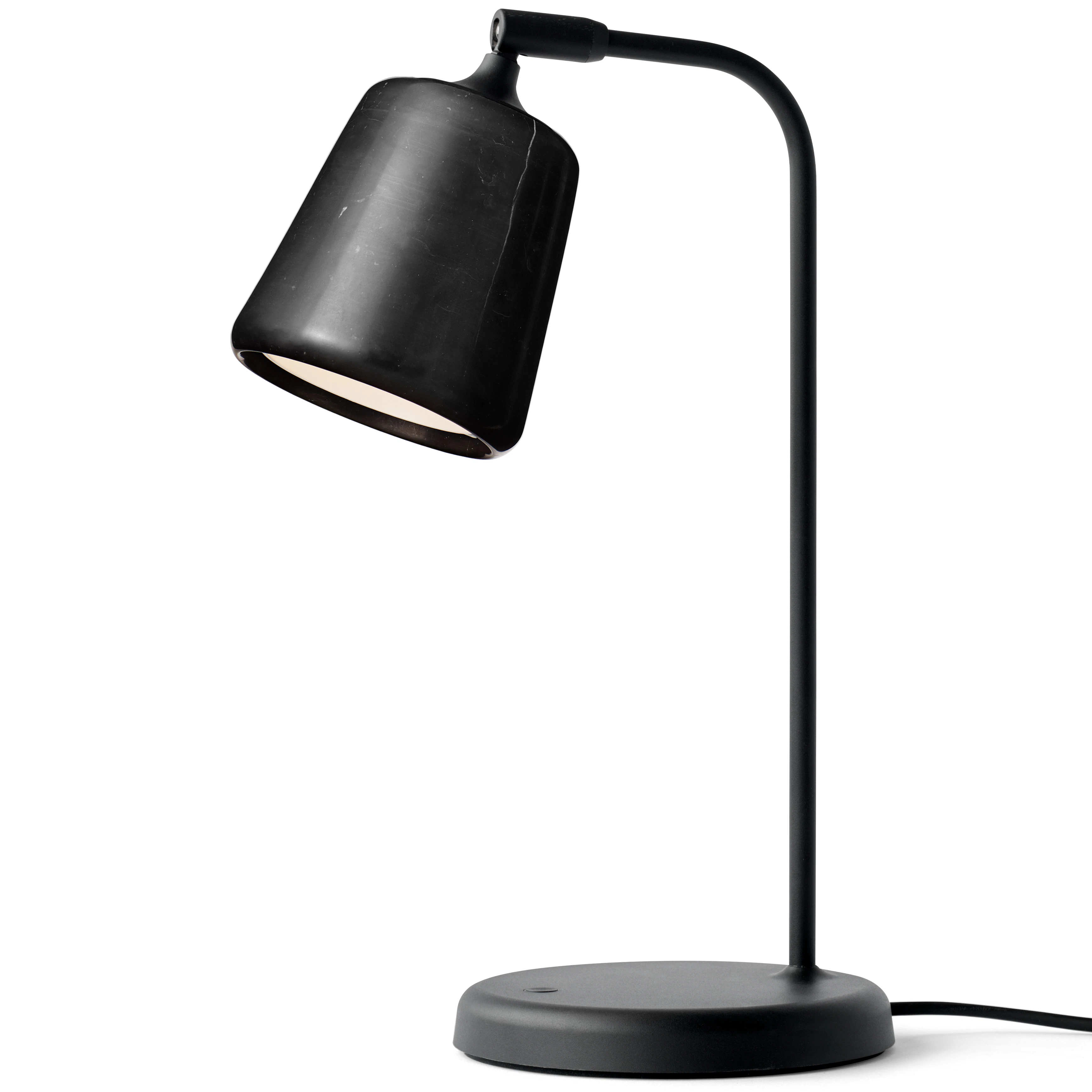 New Works Material Bordslampa - Bordslampor Svart Marmor