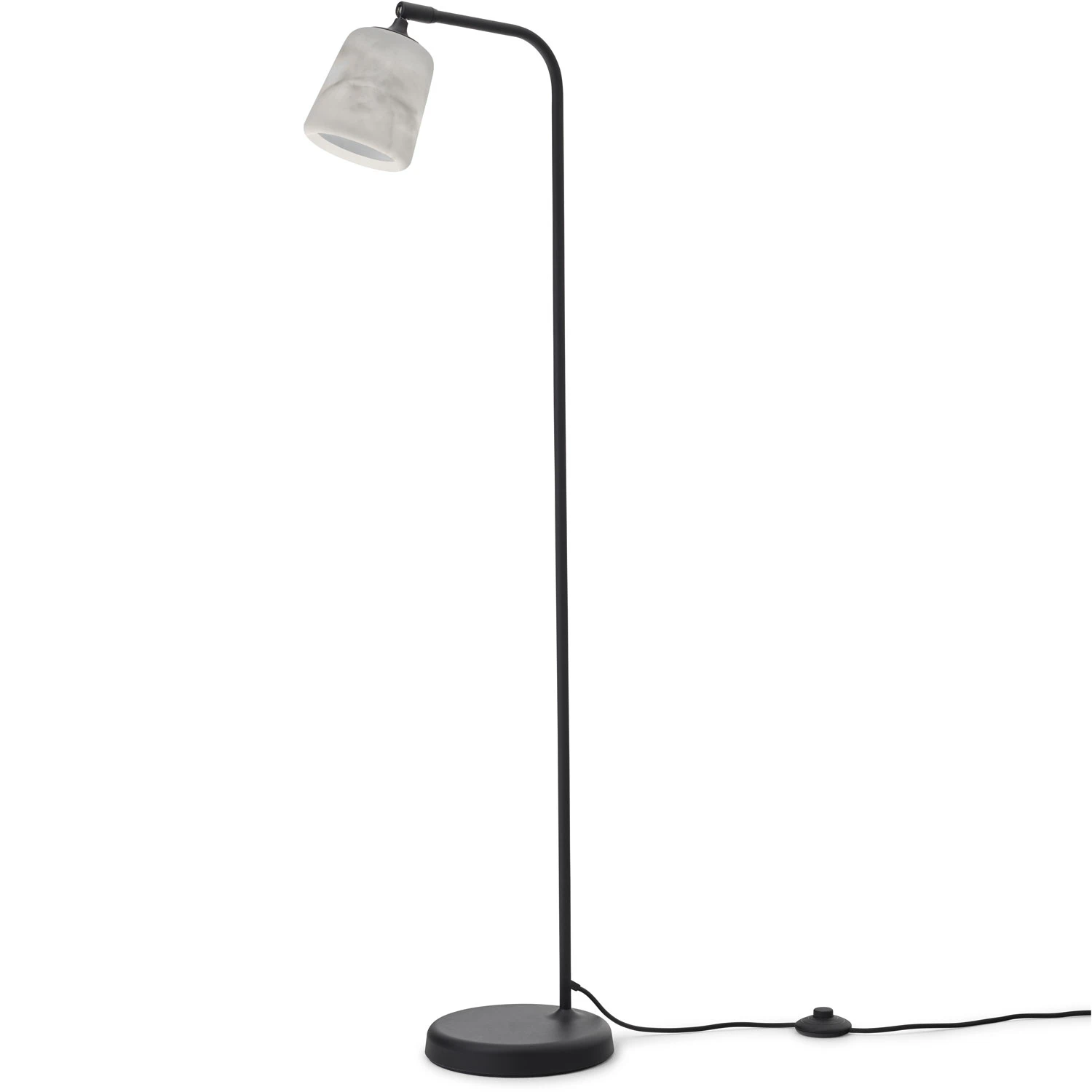 New Works Material Golvlampa - Golvlampor Vit Marmor Black Sheep