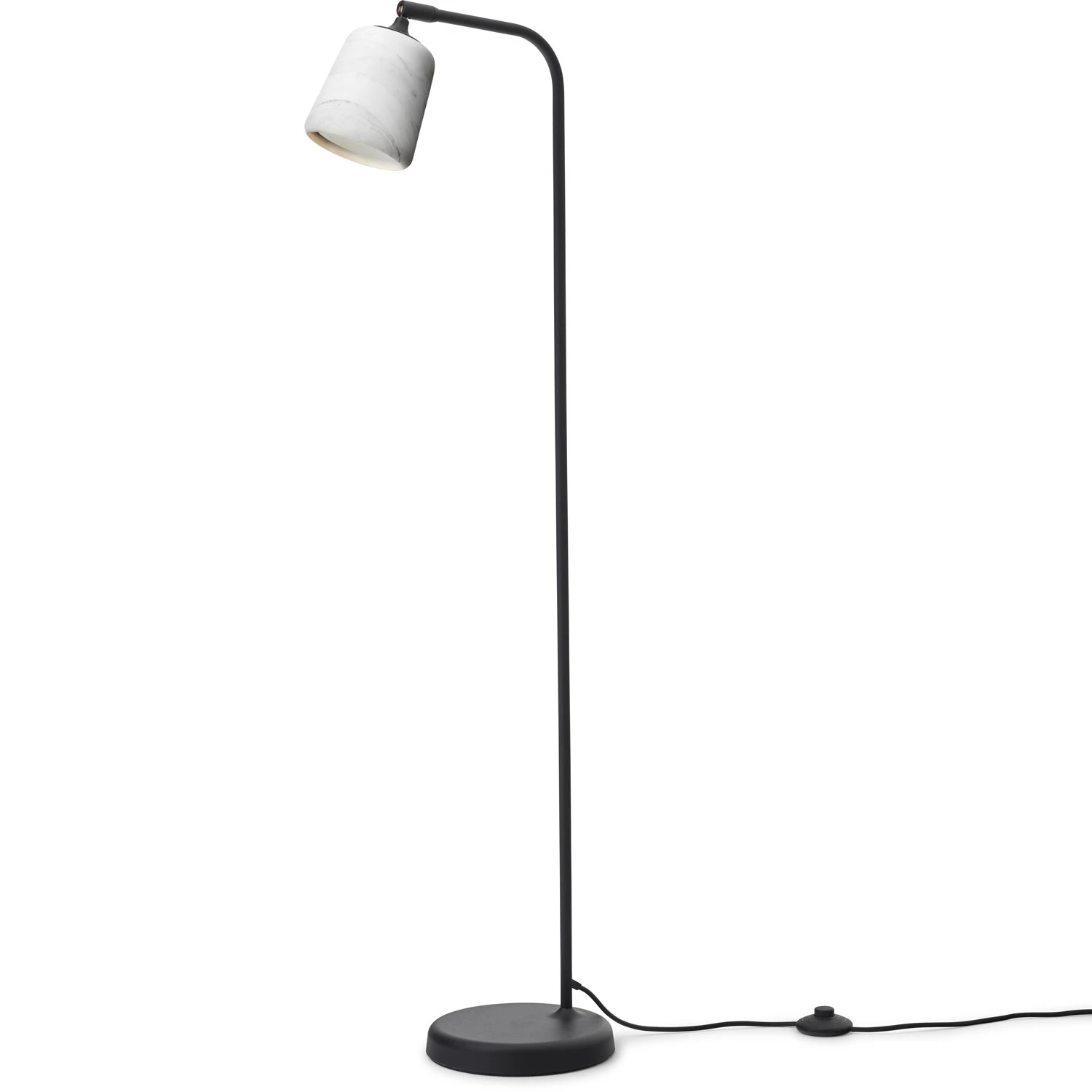 New Works Material Golvlampa - Golvlampor Vit Marmor