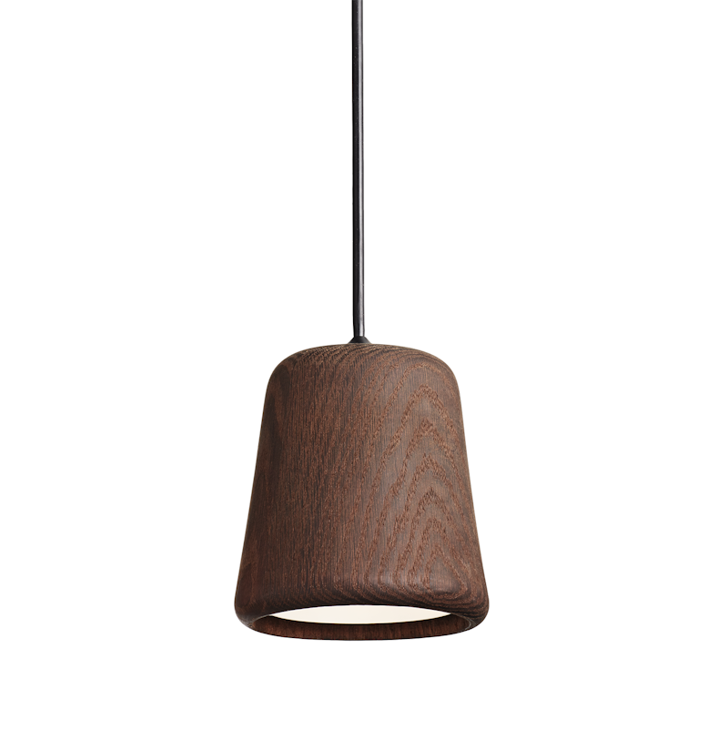 Material Pendellampa, Svart/Rökt Ek