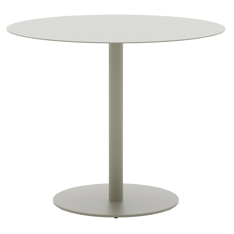 May Bistrobord Ø90 cm, Ljusgrå