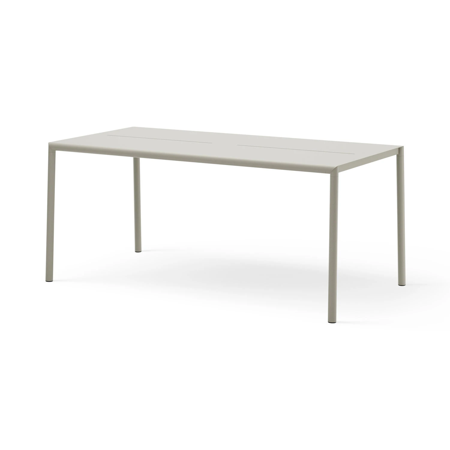 New Works May Table 170x85 Outdoor Steel Light Grey - Trädgårdsbord Stål Ljusgrå