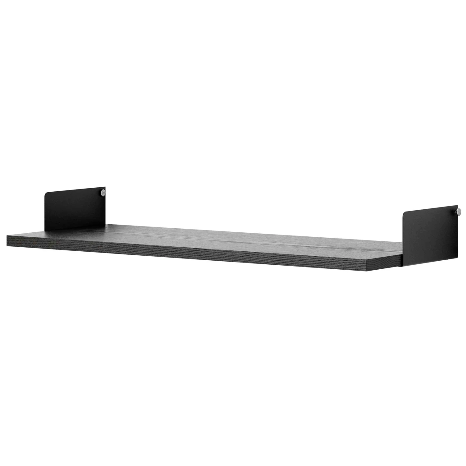 New Works Hyllplan Set - Modulära hyllsystem Askfanér Svart