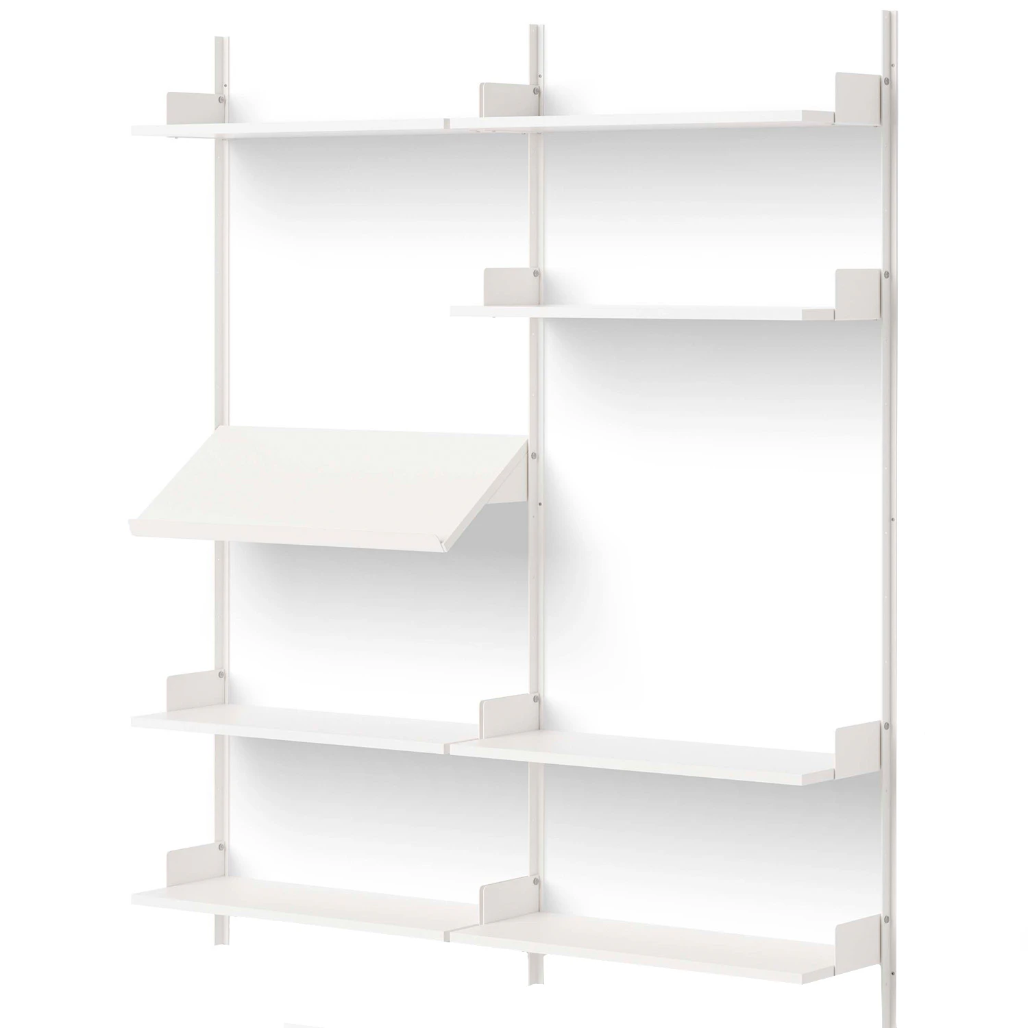 New Works Living Hylla 1900 Mm - Modulära hyllsystem Vit