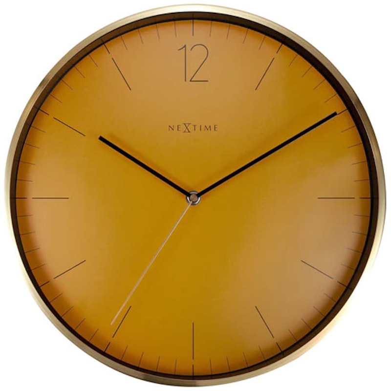 Essential Gold Väggklocka 34 cm, Gul