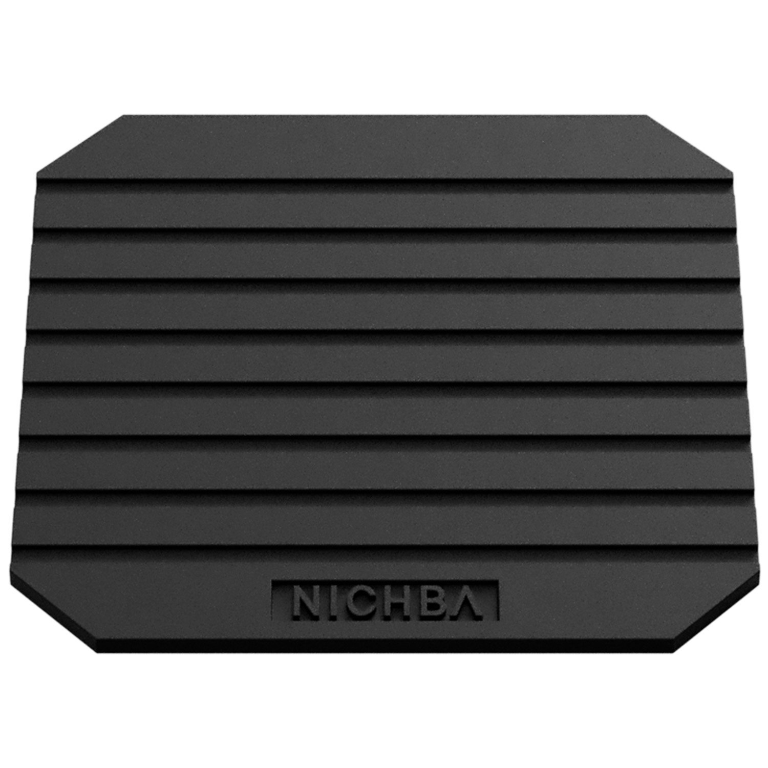 Nichba Glasunderl&auml;gg 10x10 Cm - Bordstabletter & Glasunderl&auml;gg Silikon Svart