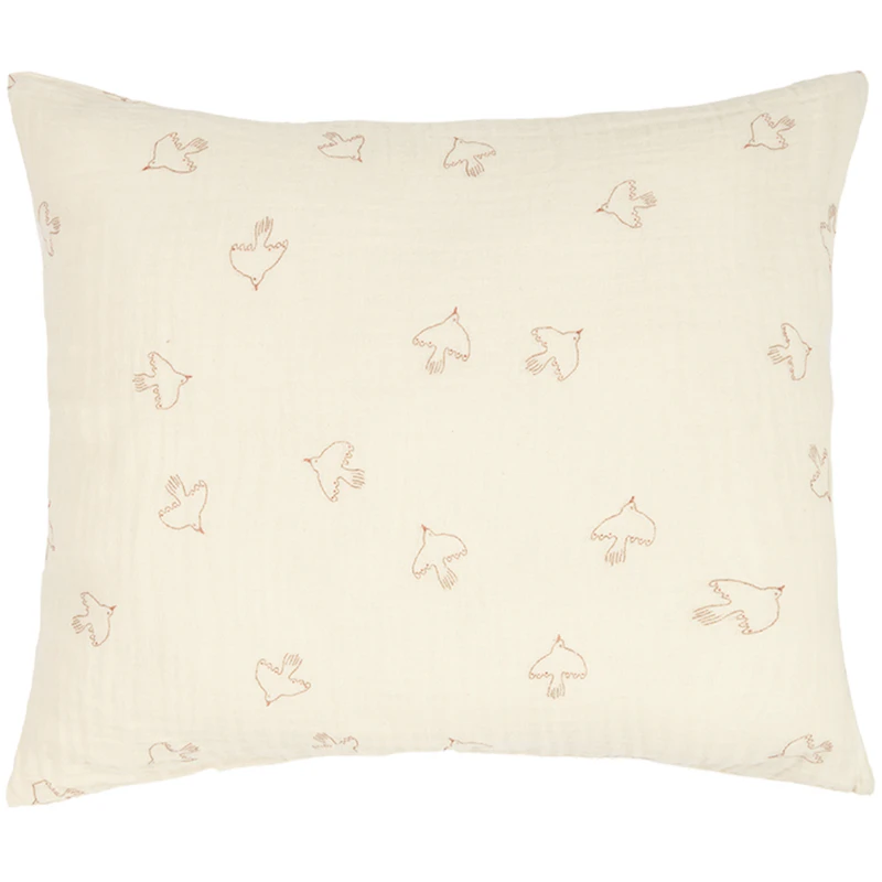 Wabi Sabi Örngott 60x60 cm, Brown Hoshi Birds