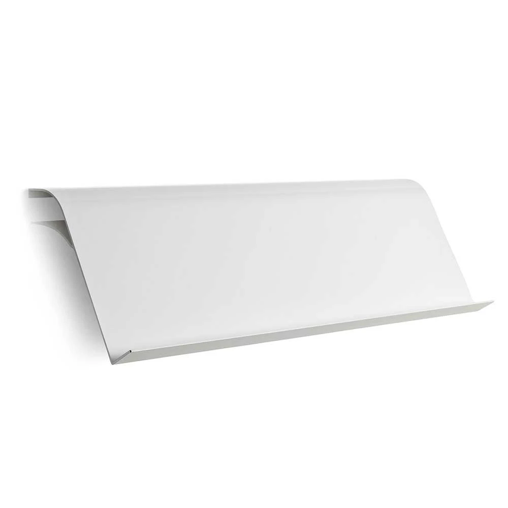 Nonuform Exilis Slope 78 Vägghylla - Vägghyllor Aluminium Vit