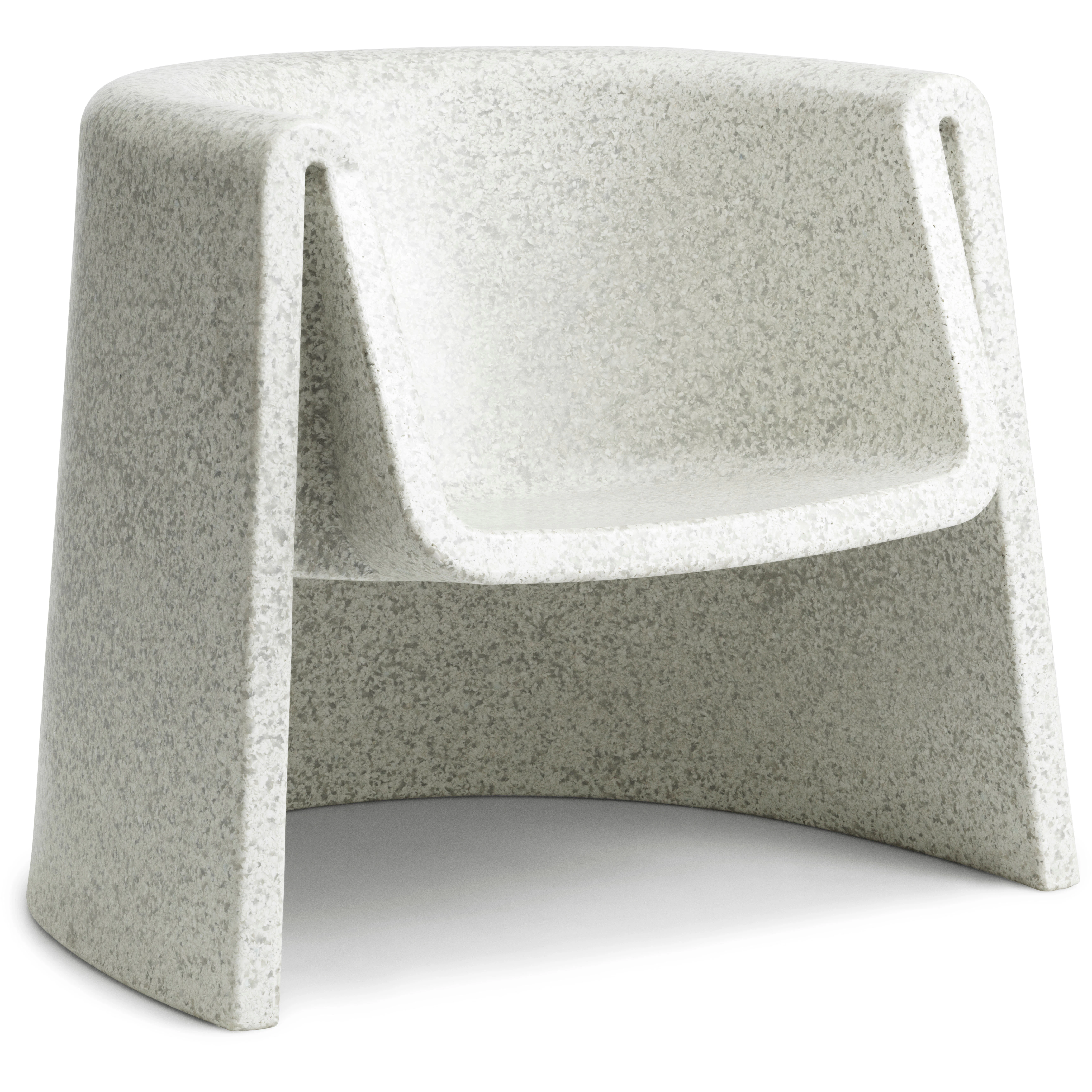 Normann Copenhagen Bit Loungestol - Polyeten Vit