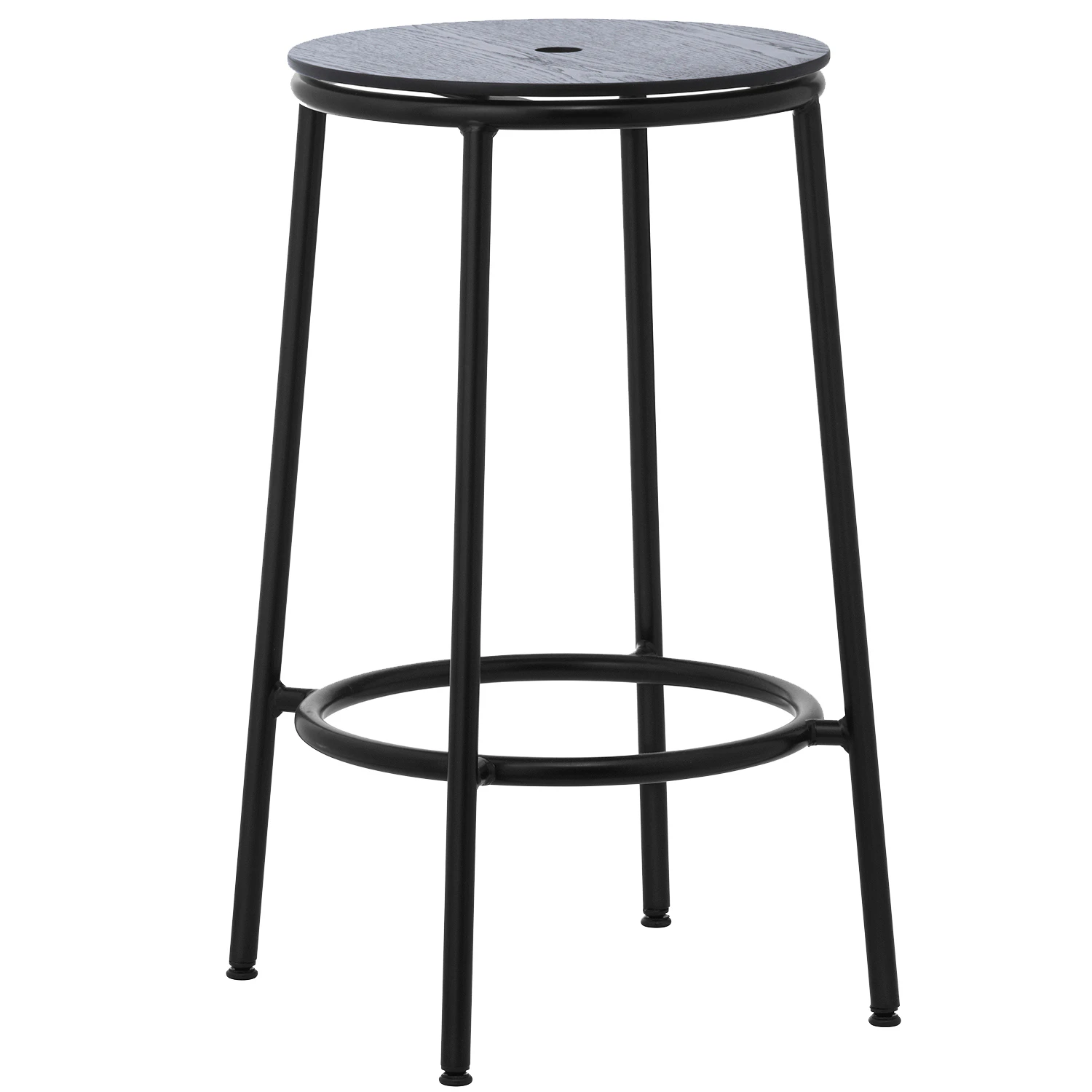 Normann Copenhagen Circa Barstol 65 Cm - Barstolar St&aring;l Svart Ek
