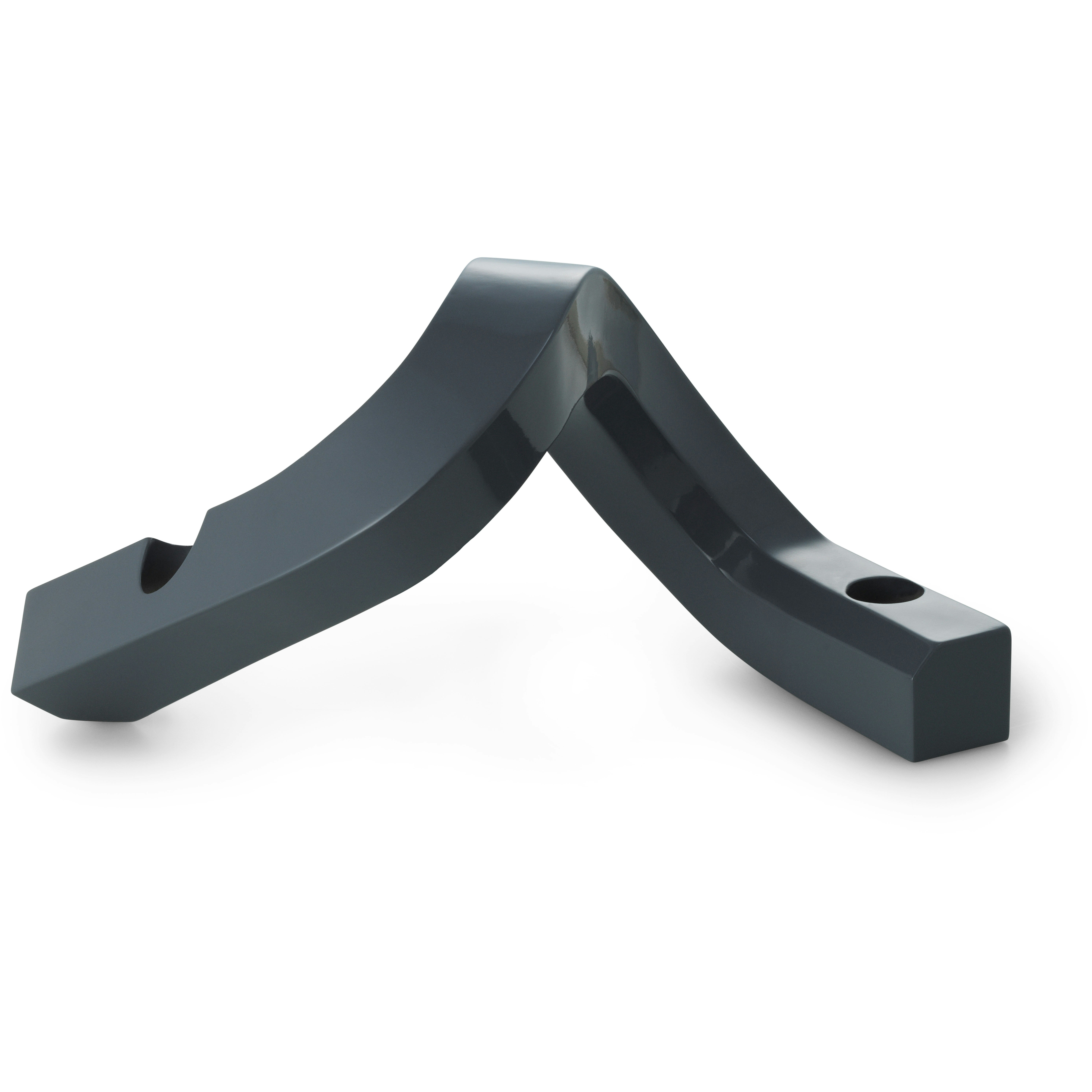 Normann Copenhagen Crooked Two Ljusstake - Ljusstakar Aluminium Grå