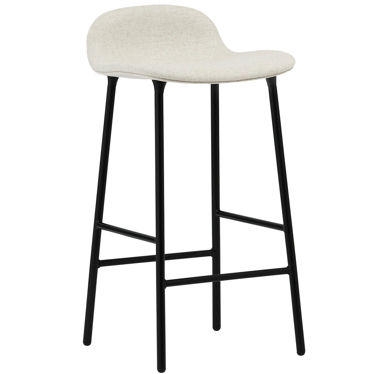 Normann Copenhagen Form Barstol 65 Cm / Svart - Barstolar St&aring;l Vit