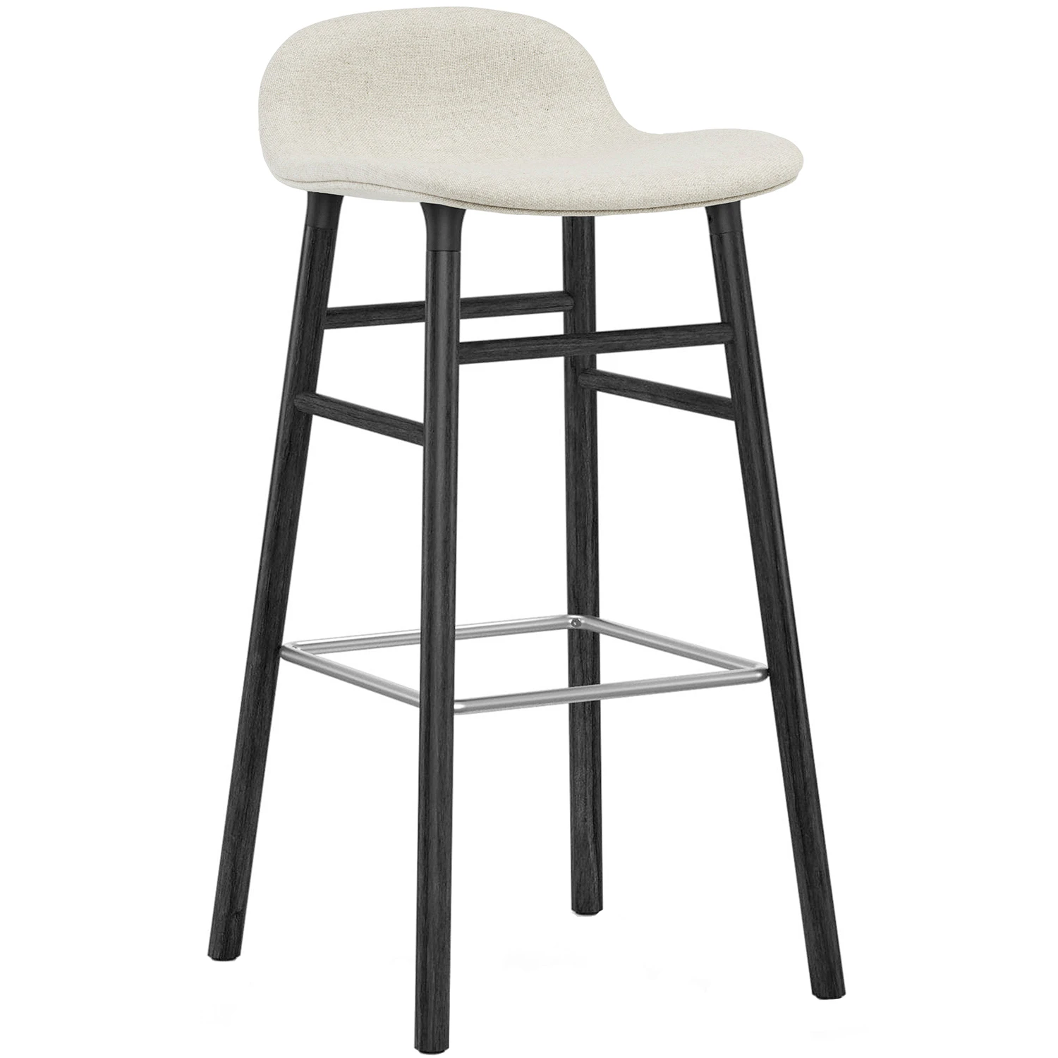 Normann Copenhagen Form Barstol 75 Cm / Svart - Barstolar Ek Vit