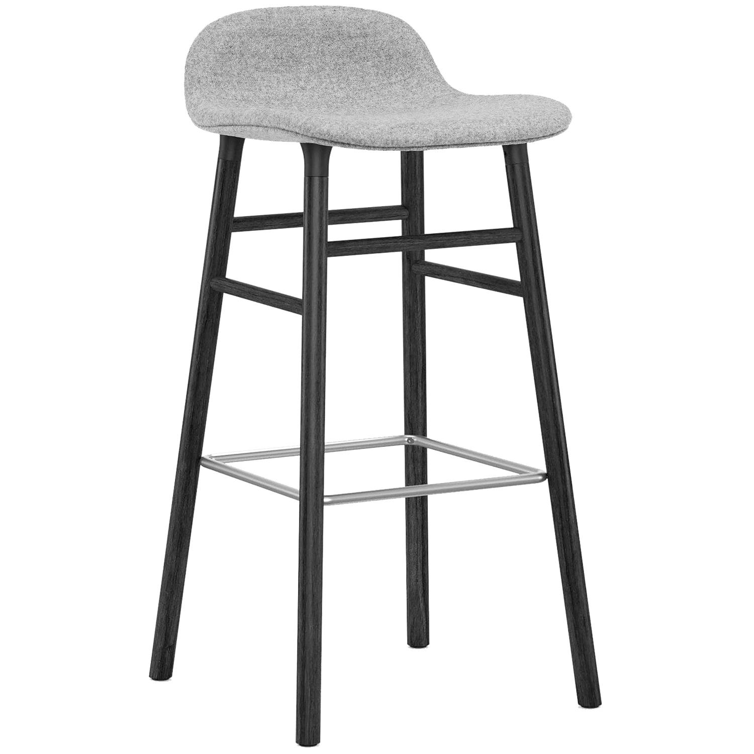 Normann Copenhagen Form Barstol 75 Cm / Svart - Barstolar Ek Gr&aring;