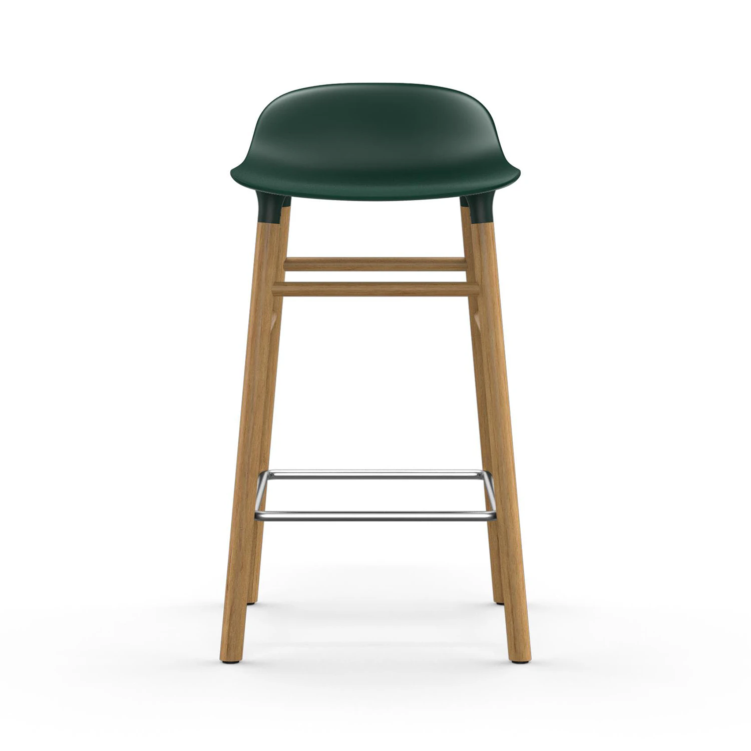 Normann Copenhagen Form Barstol ben 65cm - Barstolar Ek Gr&ouml;n
