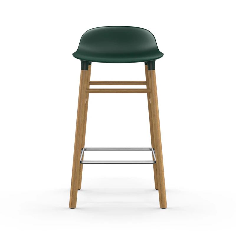Form Barstol Ekben, 65cm, Grön
