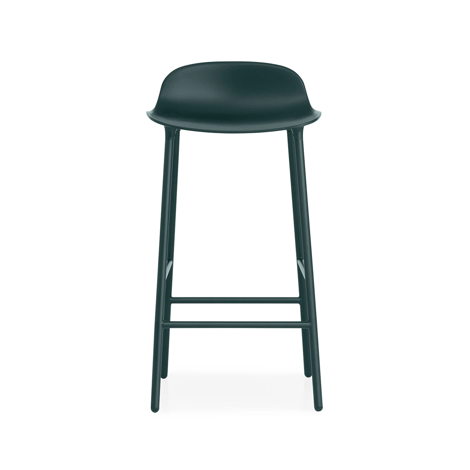 Normann Copenhagen Form Barstol ben 65 Cm - Barstolar St&aring;l Gr&ouml;n