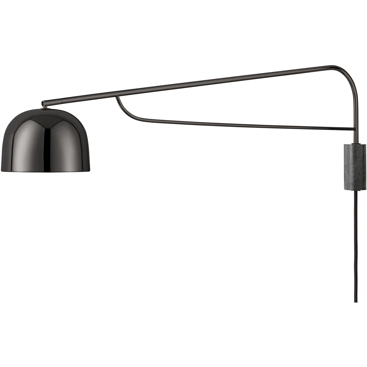 Normann Copenhagen Grant V&auml;gglampa Eu 111 Cm - V&auml;gglampor St&aring;l Svart