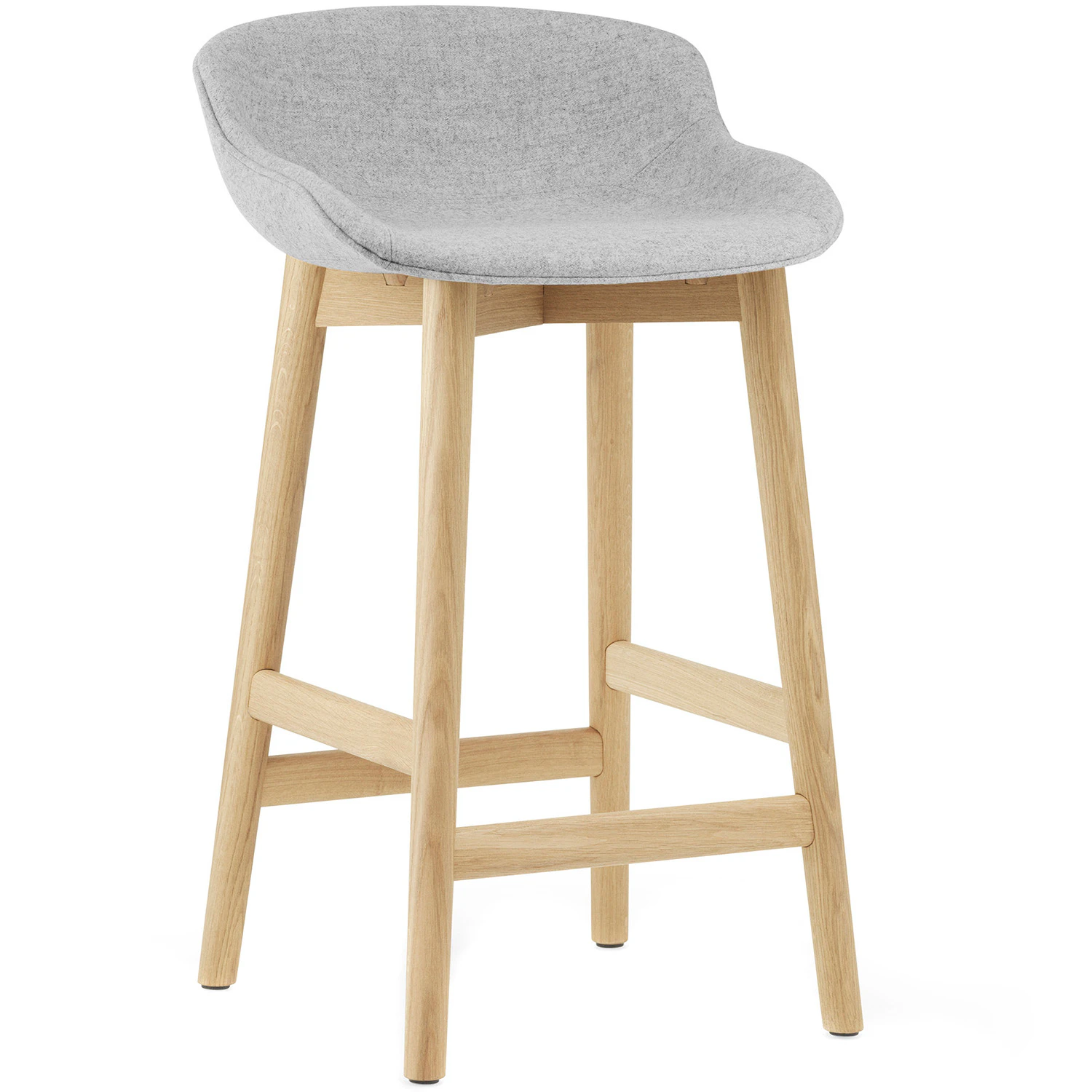 Normann Copenhagen Hyg Barstol 65 Cm / Ek - Barstolar Ull Gr&aring;