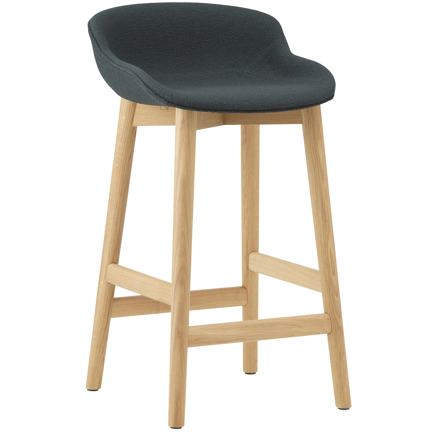 Normann Copenhagen Hyg Barstol 65 Cm / Ek - Barstolar Ull M&ouml;rkgr&aring;