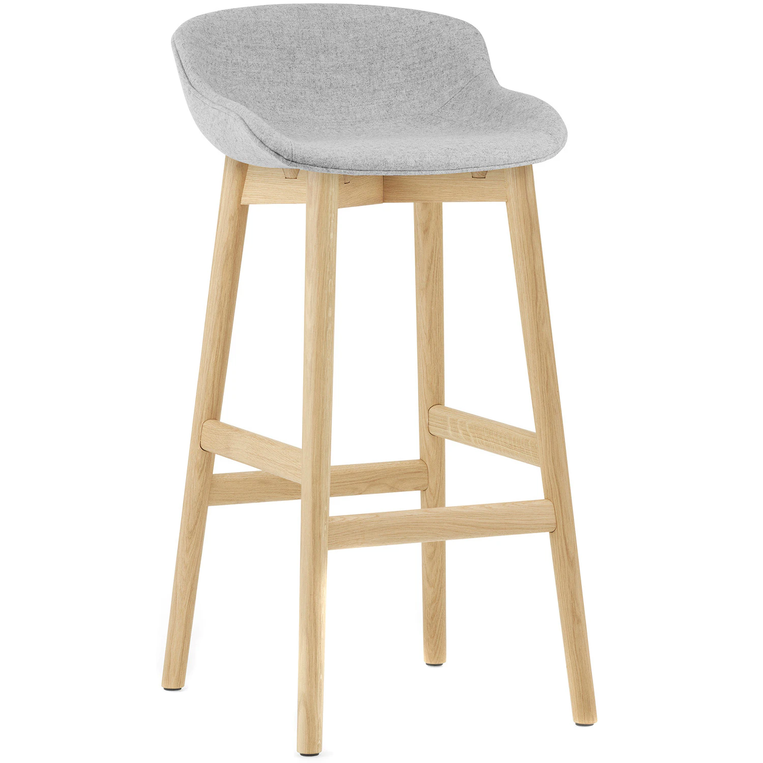 Normann Copenhagen Hyg Barstol 75 Cm / Ek - Barstolar Ull Gr&aring;