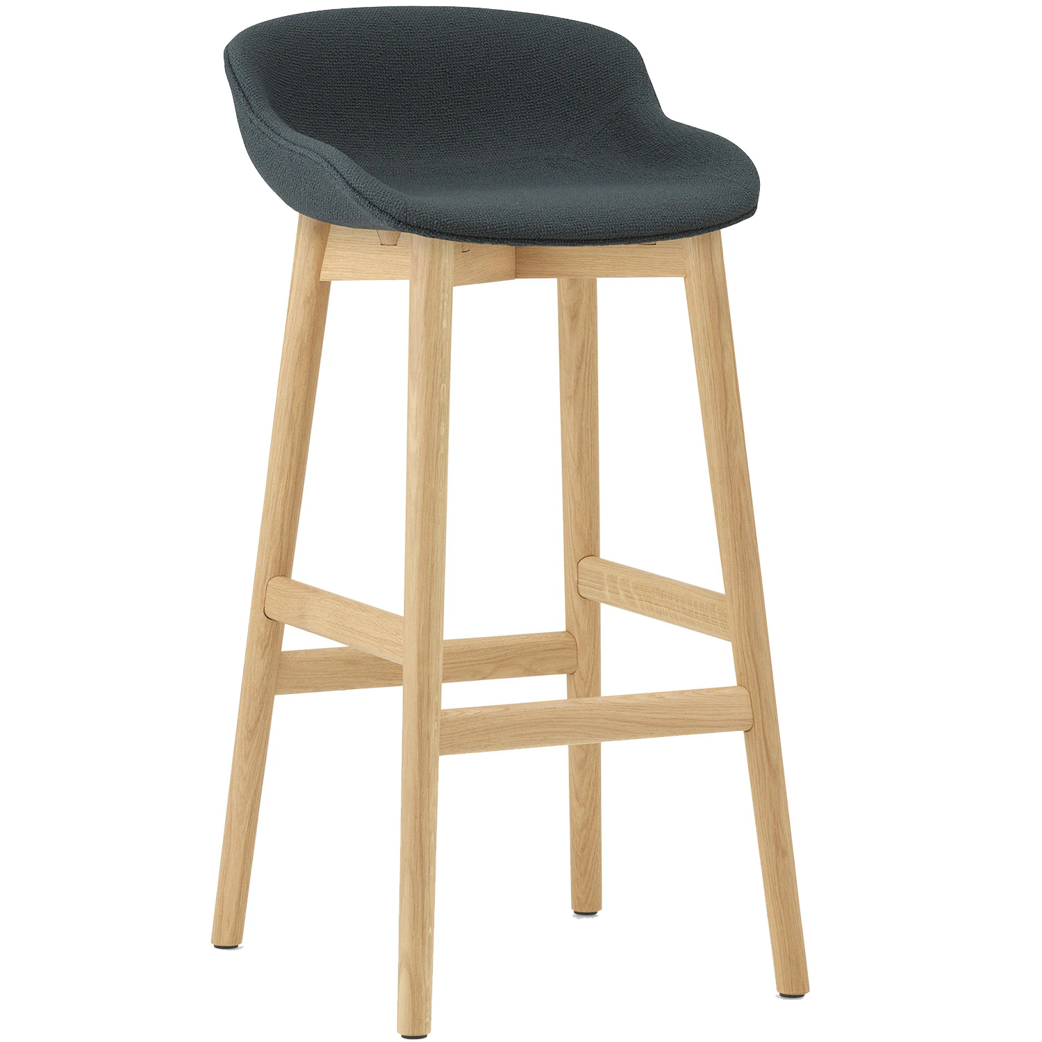 Normann Copenhagen Hyg Barstol 75 Cm / Ek - Barstolar Ull M&ouml;rkgr&aring;