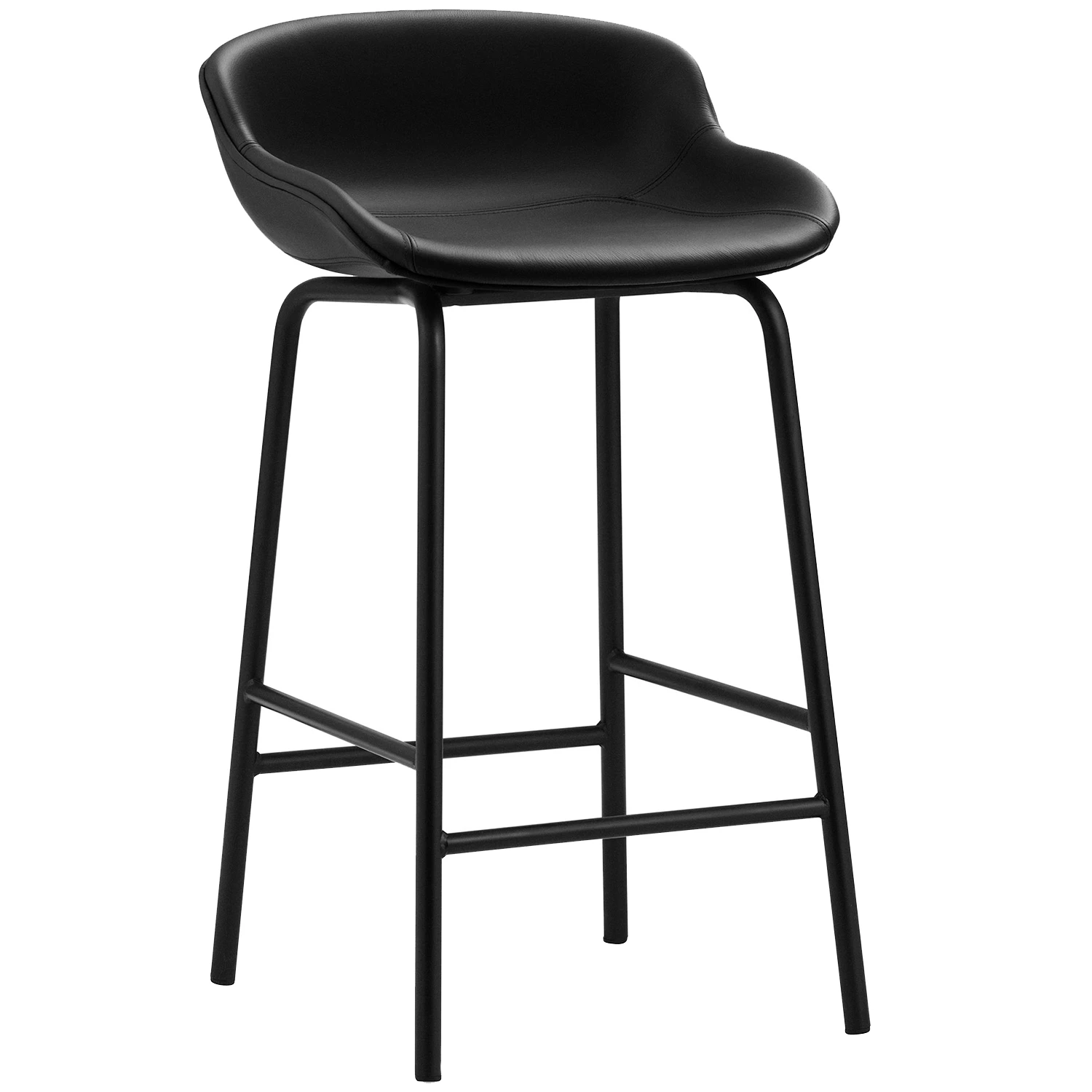 Normann Copenhagen Hyg Barstol 65 Cm / - Barstolar L&auml;der Svart