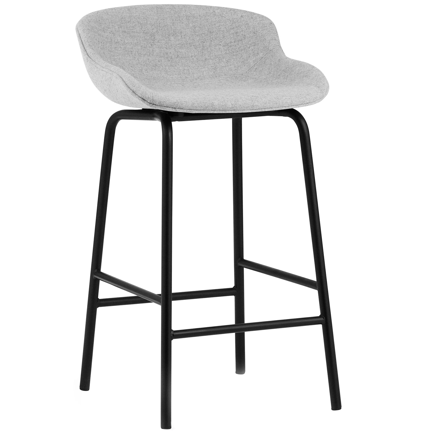 Normann Copenhagen Hyg Barstol 65 Cm Gr&aring; / - Barstolar Ull Svart