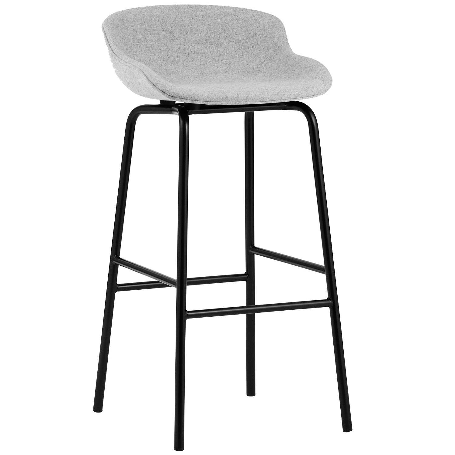 Normann Copenhagen Hyg Barstol 75 Cm Gr&aring; / - Barstolar Ull Svart