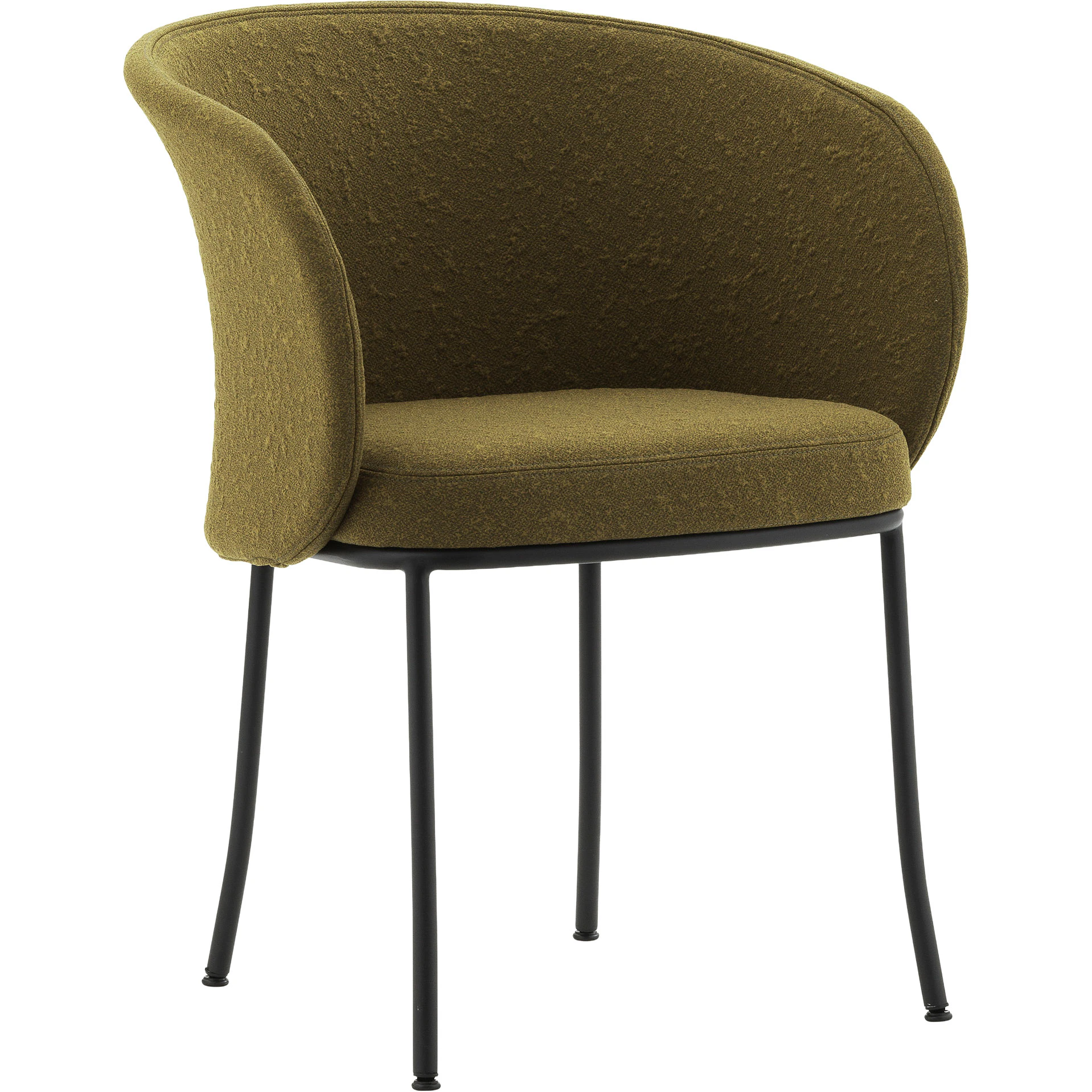 Normann Copenhagen Knit Matstol Oliv - Stolar Textil Olivgrön