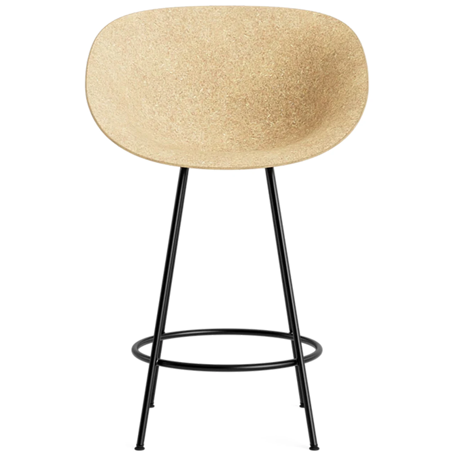 Normann Copenhagen Mat Barstol Karmstol 65 Cm Hemp / - Barstolar Hampa Svart