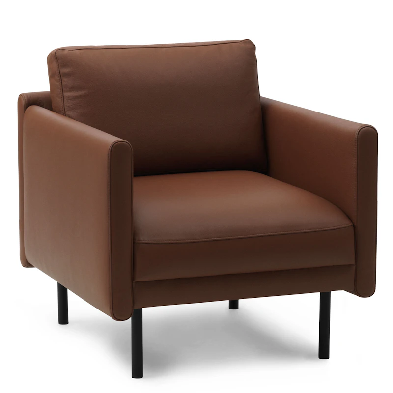 Rar Fåtölj, Leather Cognac