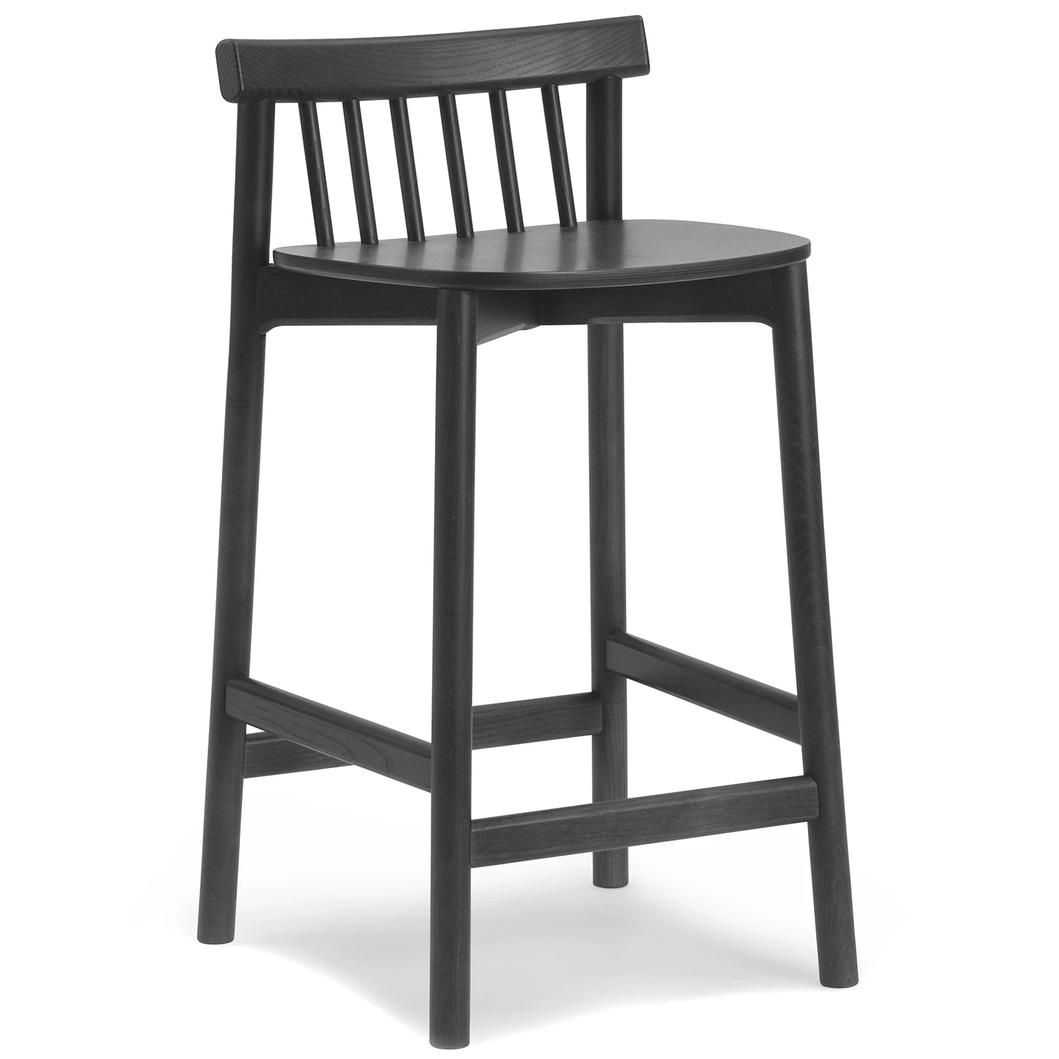 Normann Copenhagen Pind Barstol 65 Cm - Barstolar Ask Svartbetsad Ask
