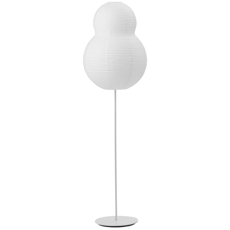 Puff Golvlampa Bubble, Vit