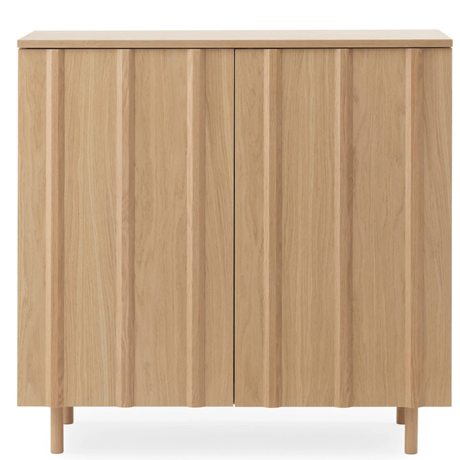 Normann Copenhagen Rib Cabinet Sk&aring;p Ek - Sk&aring;p & vitrinsk&aring;p Ekfan&eacute;r Natur