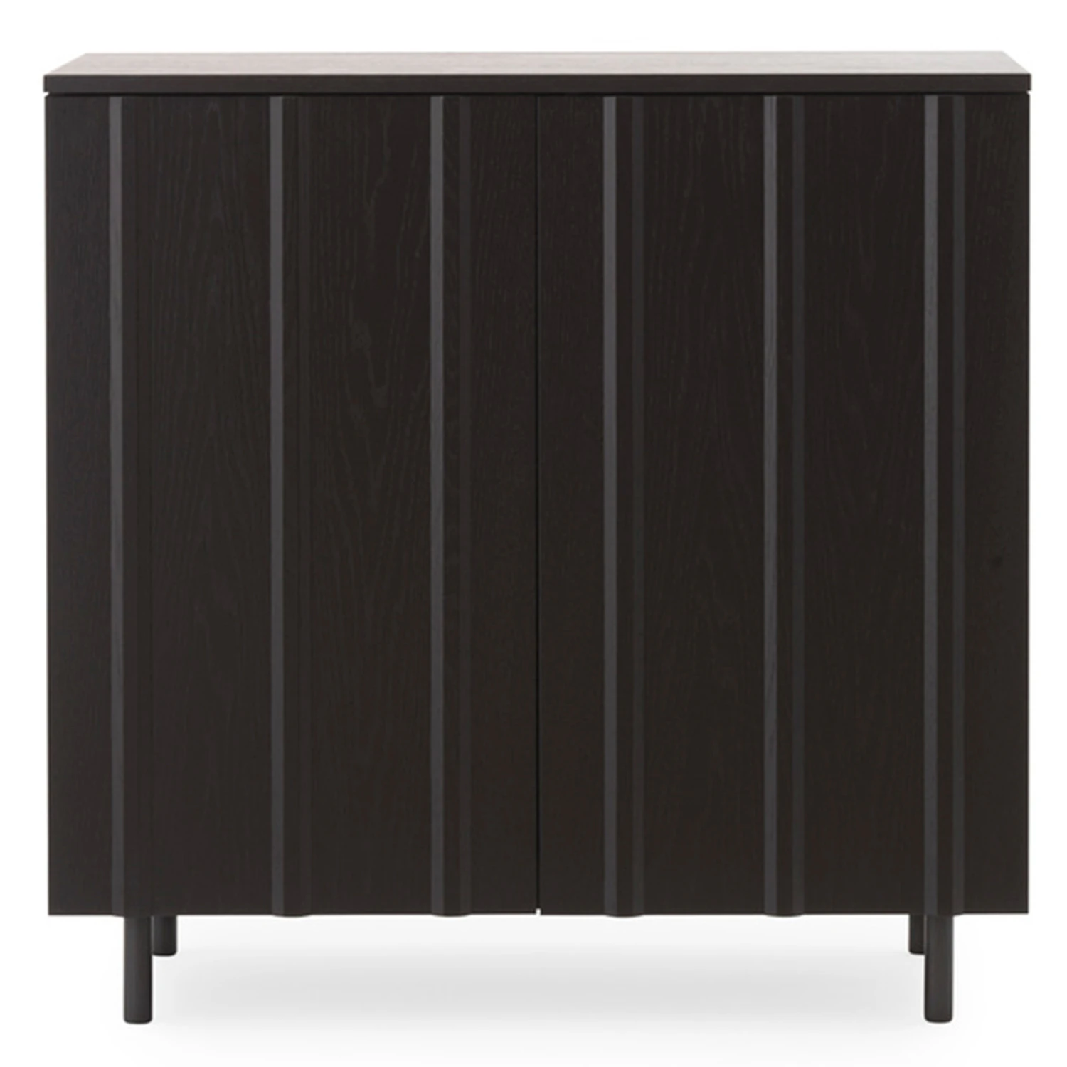 Normann Copenhagen Rib Cabinet Sk&aring;p Ek - Sk&aring;p & vitrinsk&aring;p Ekfan&eacute;r Svart