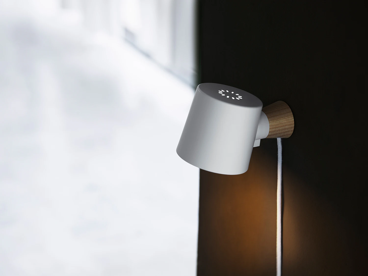 Normann Copenhagen Rise Vägglampa, vit från Normann Copenhagen, bild 2