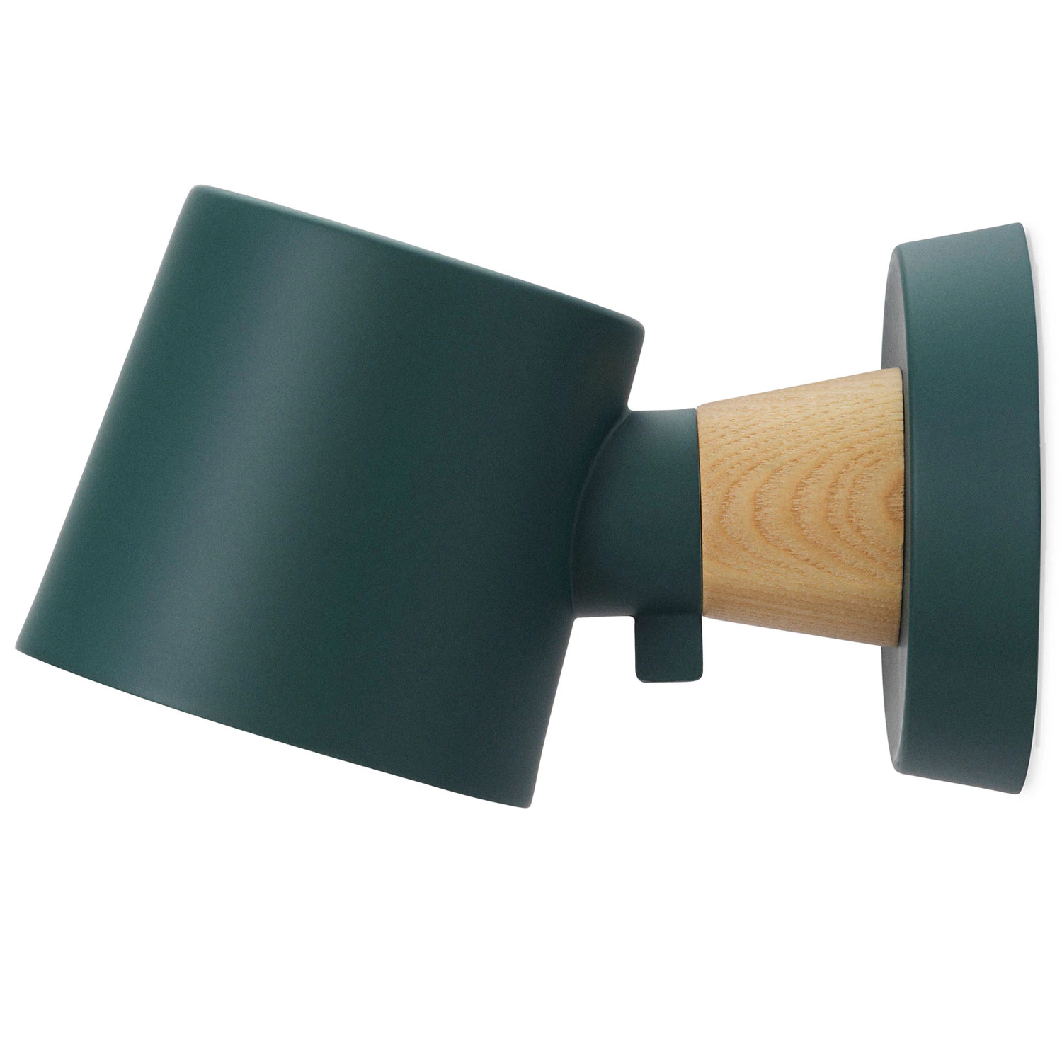 Normann Copenhagen Rise V&auml;gglampa Fast Installation Petrol Green - V&auml;gglampor Ask Petrolgr&ouml;n