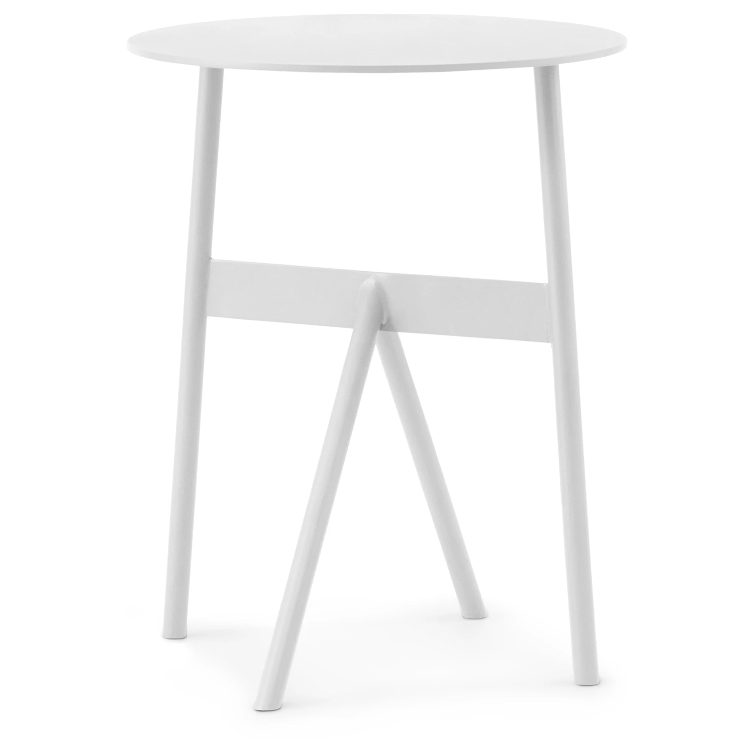 Normann Copenhagen Stock Sidobord - Sidobord & Avlastningsbord St&aring;l Vit