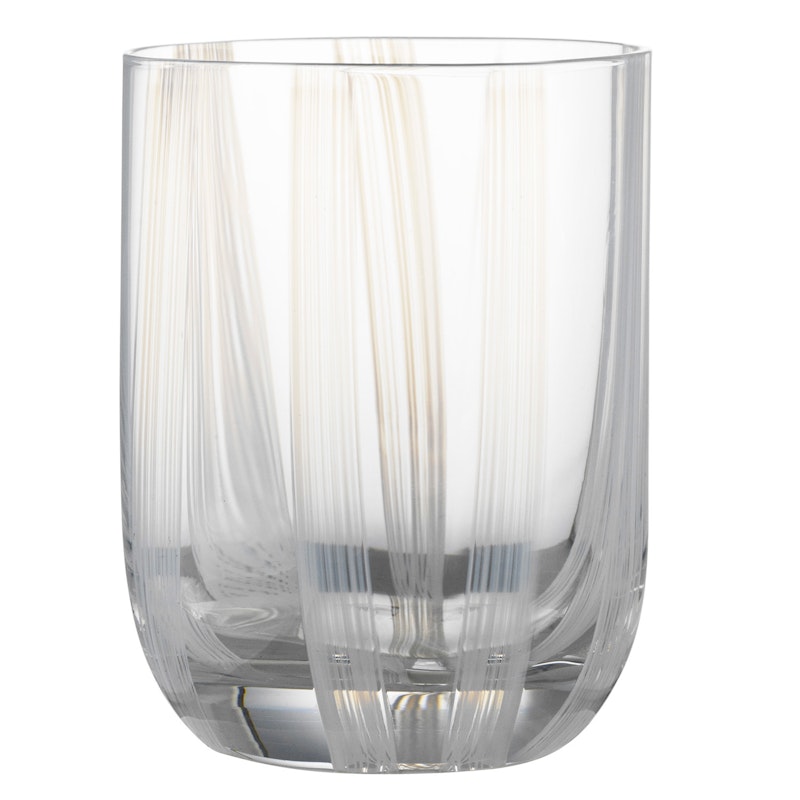 Stripe Glass, 39 cl Glas Vit