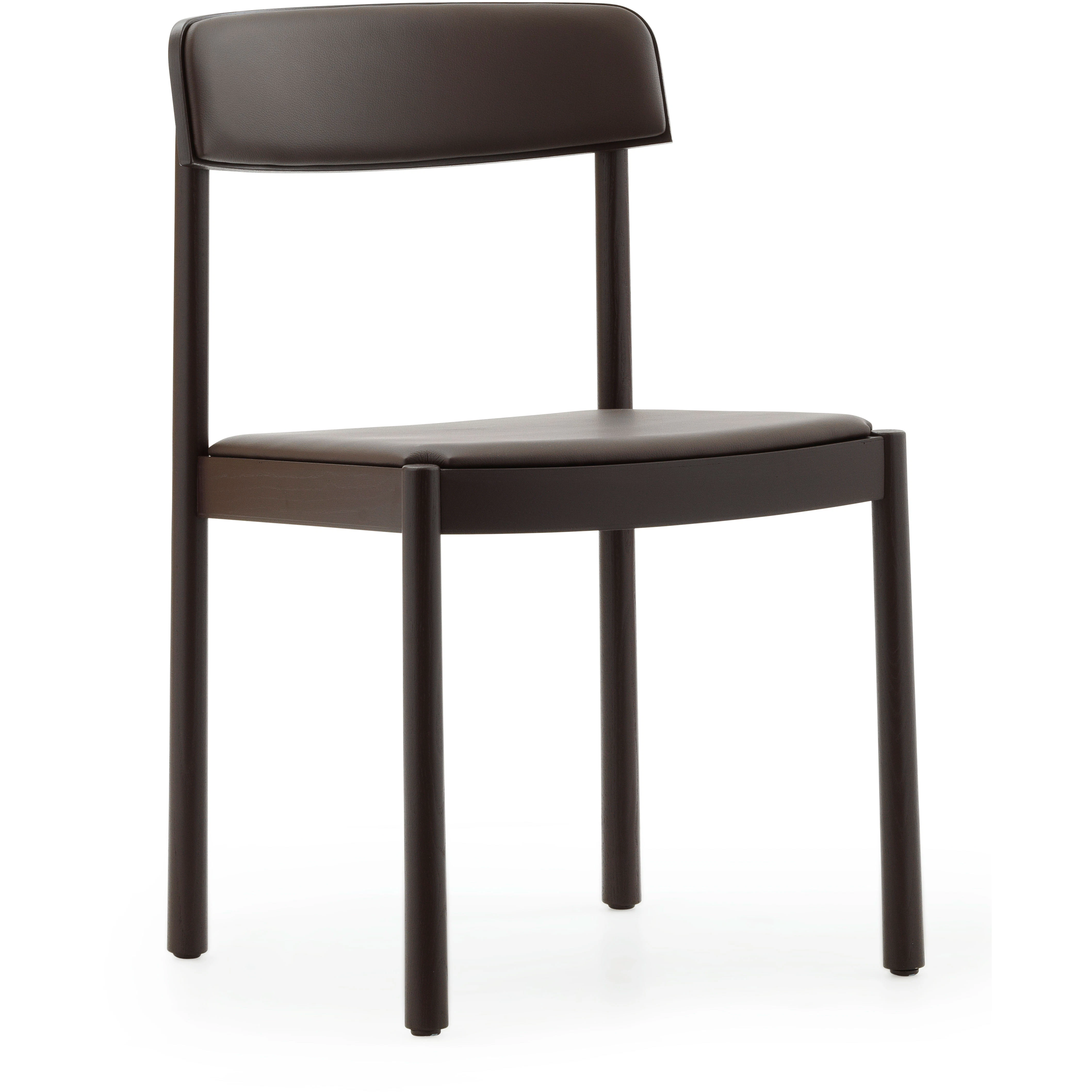 Normann Copenhagen Timb Stol / Ultra Leather Chocolate - Stolar Ask Brun