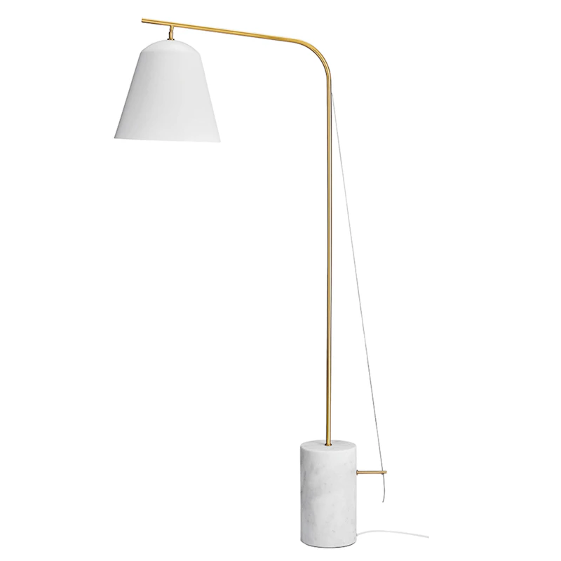 Line Two Golvlampa, Vit