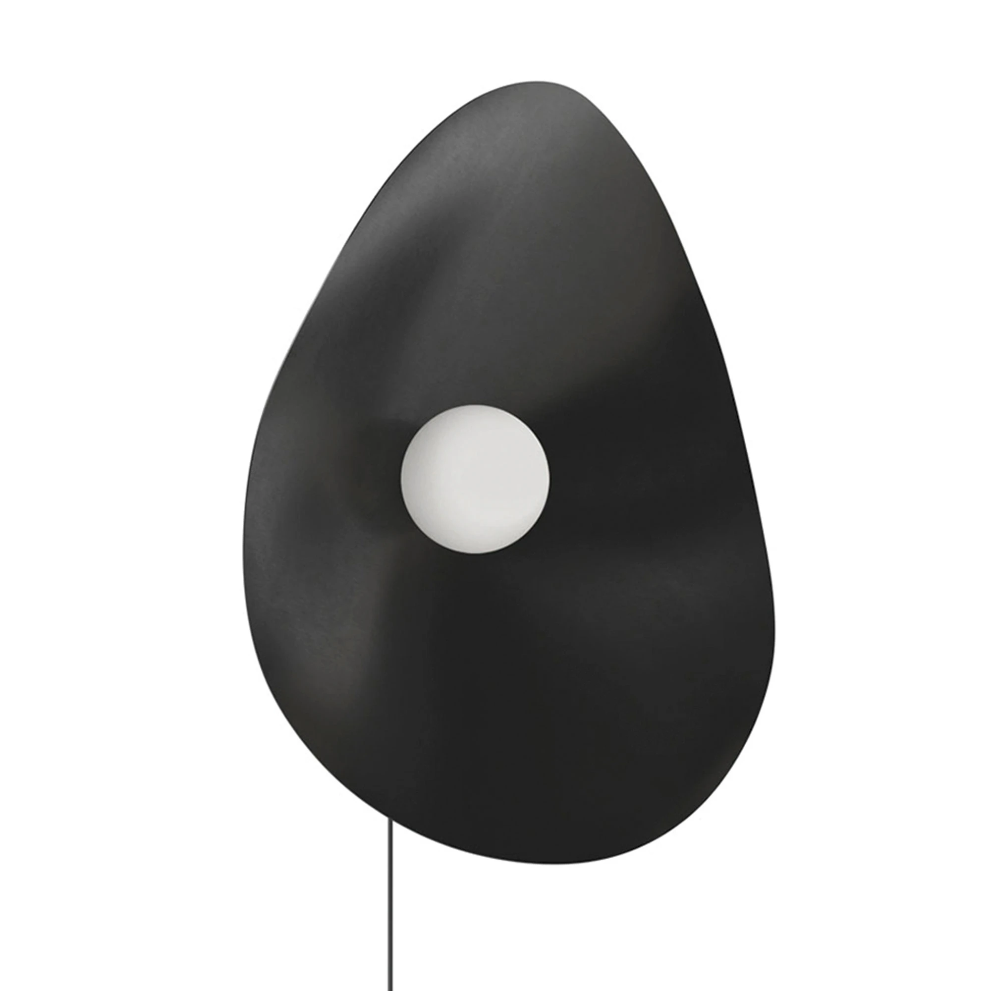 Norr11 Fuji V&auml;gglampa 60x60 Cm - V&auml;gglampor Aluminium Burned Black
