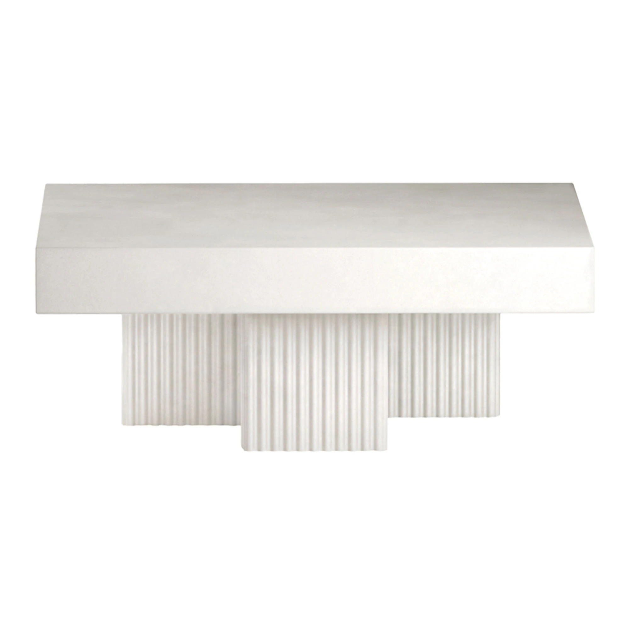 Norr11 Gear Soffbord 100x100 Cm - Soffbord Betong Chalk