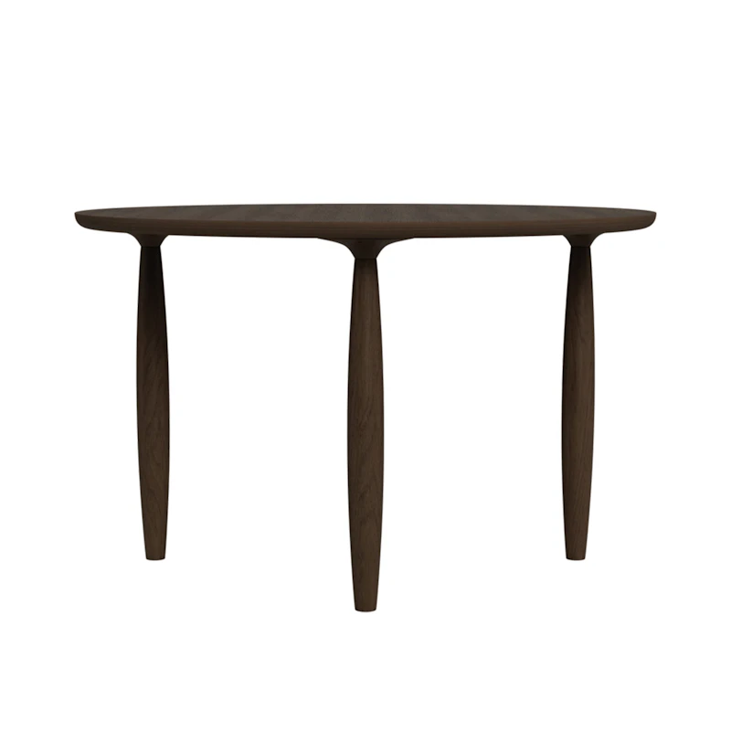 Oku Matbord Ø120 cm, Dark Smoke